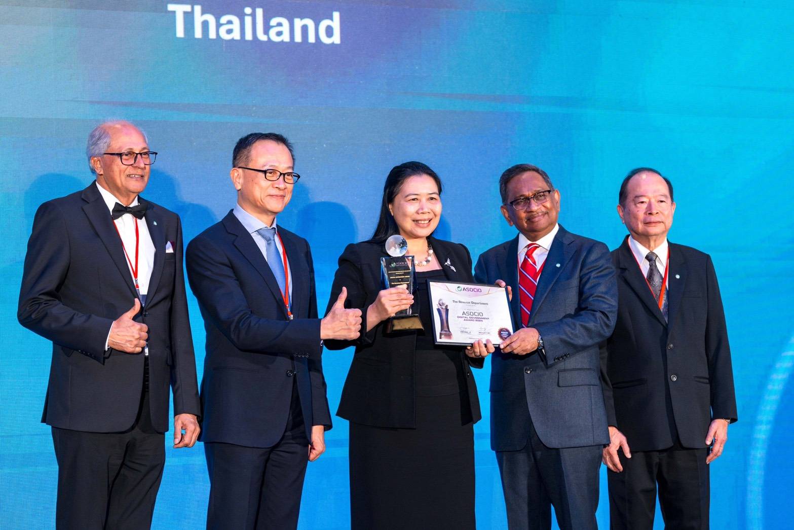 กรมสรรพากรรับรางวัล ASOCIO Award สาขา Digital Government Award ประจำปี 2568