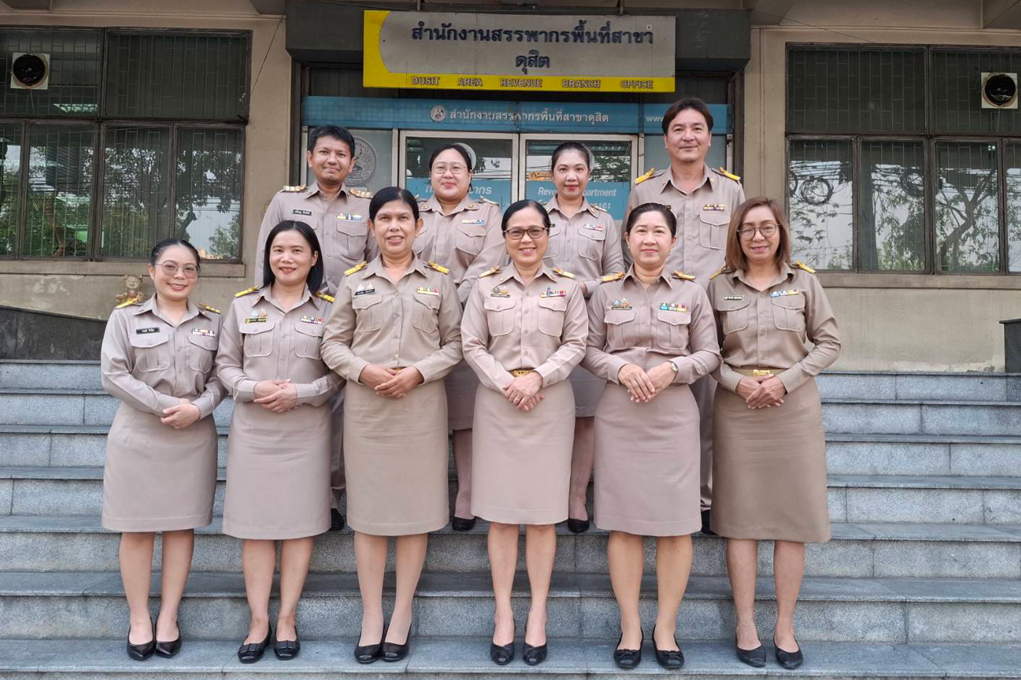 กรมสรรพากรตรวจเยี่ยมสถานที่รับแบบแสดงรายการและรับชำระเงินภาษีอากรตามประมวลรัษฎากรนอกสถานที่ของสำนักงานสรรพากรพื้นที่สาขาดุสิต สังกัดสำนักงานสรรพากรพื้นที่กรุงเทพมหานคร 6