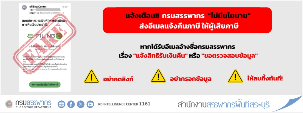 ประกาศ! กรมสรรพากร 