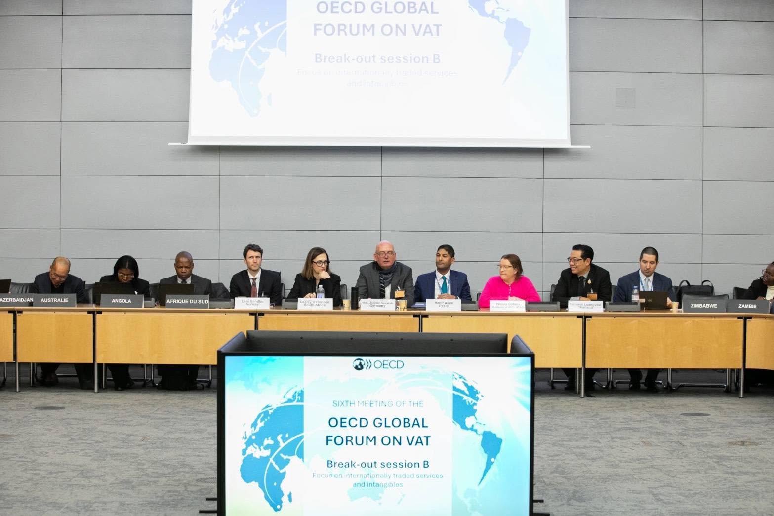 กรมสรรพากรได้รับเกียรติให้เข้าร่วมนำเสนอผลงานบนเวทีเสวนา OECD Global Forum on VAT ครั้งที่ 6 ณ สาธารณรัฐฝรั่งเศส