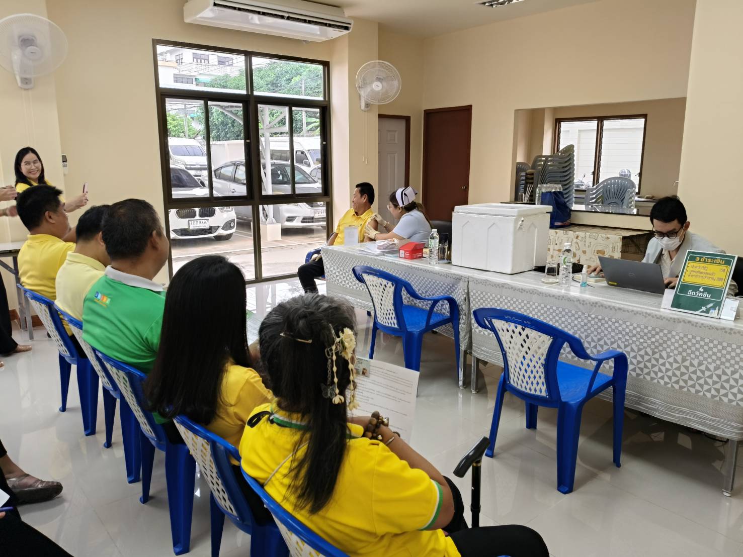 สำนักงานสรรพากรภาค 9 จัดกิจกรรมฉีดวัคซีนไข้หวัดใหญ่ให้แก่เจ้าหน้าที่และบุคคลในครอบครัว ตามโครงการฉีดวัคซีนไข้หวัดใหญ่ 4 สายพันธุ์