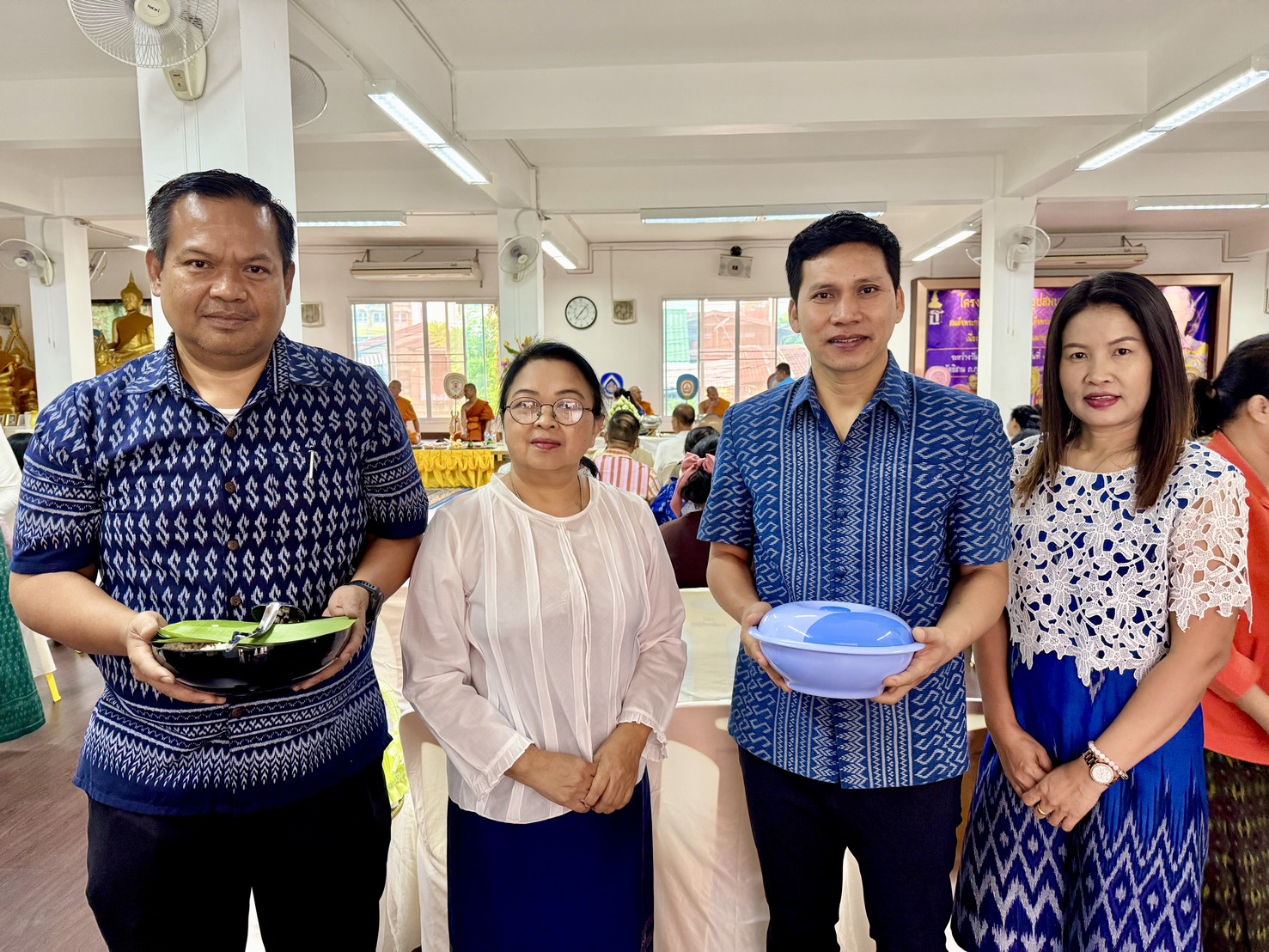 ข้าราชการและเจ้าหนัาที่สำนักงานสรรพากรภาค 9 ได้เข้าร่วมโครงการเข้าวัดปฏิบัติธรรมวันธรรมสวนะ 