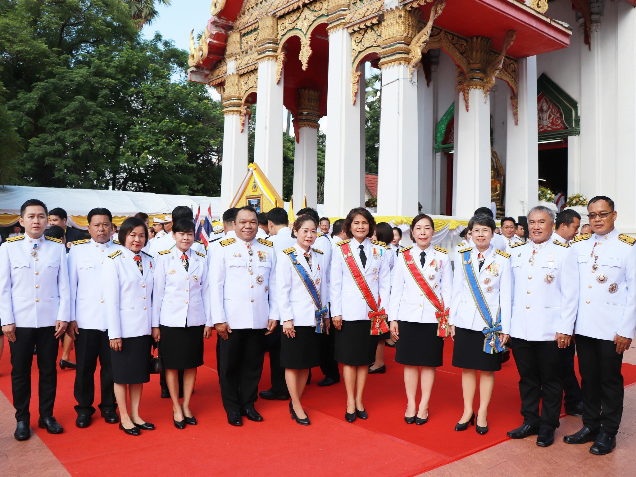 นางสาวอรุณีย์ วิศิษฎ์ชัยนนท์ สรรพากรพื้นที่อุดรธานี พร้อมด้วยคณะผู้บริหาร เข้าร่วมพิธีเวียนเทียนสมโภชน์น้ำพระพุทธมนต์ศักดิ์สิทธิ์ ในการพระราชพิธีมหามงคลเฉลิมพระชนมพรรษา 6 รอบ 28 กรกฎาคม 2567