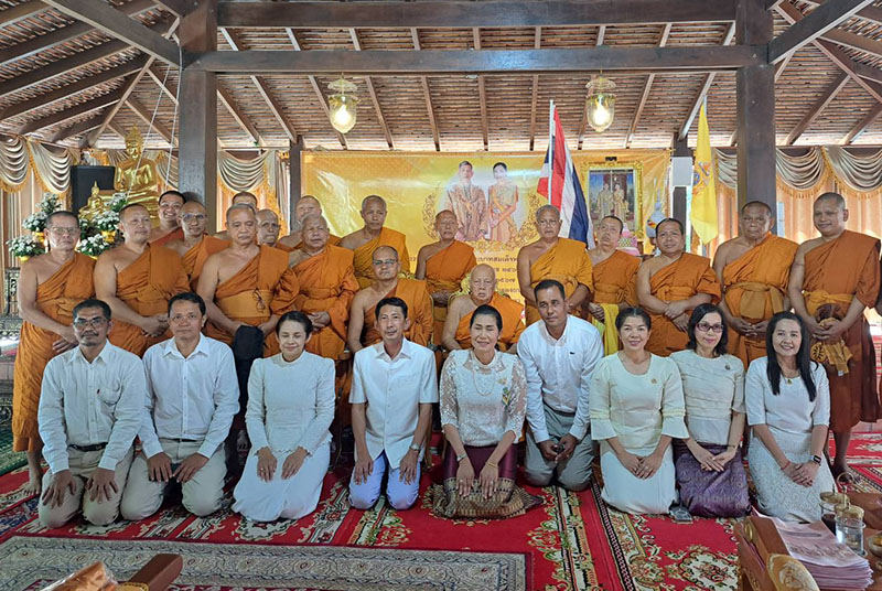 พิธีเจริญพระพุทธมนต์ถวายพระพรชัยมงคลแด่พระบาทสมเด็จพระเจ้าอยู่หัว และพระบรมวงศานุวงศ์ ประจำปีพุทธศักราช 2568 ครั้งที่ 2